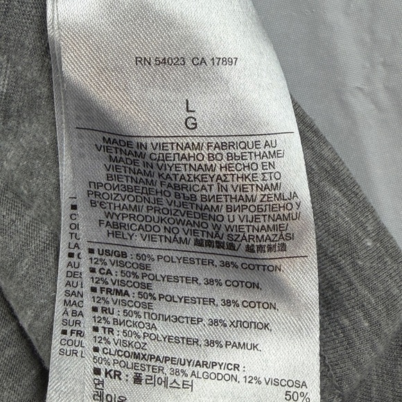 Banana Republic Gray Long Sleeve Henley Shirt - Picture 6 of 7